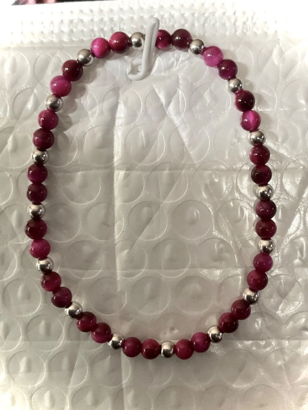 Tiny Pink Bracelet